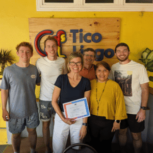 Graduation day at Tico Lingo Spanish School in Heredia, Costa Rica