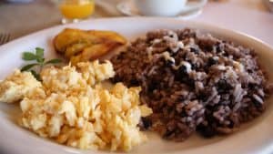 Typical Costa Rican Breakfast