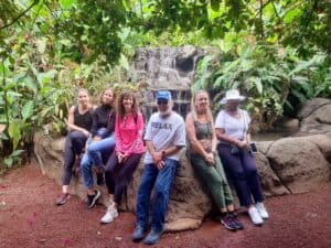 Tico Lingo Group Photo on a Tour in Heredia