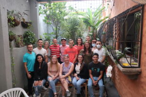 Big group photo of graduates at Tico Lingo in Heredia Costa Rica
