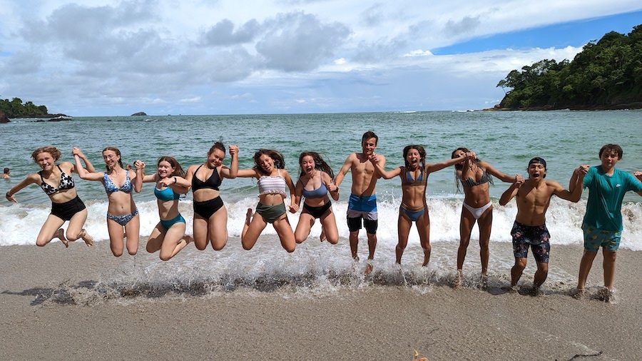 Teen Spanish Summer Camp Beach Trip